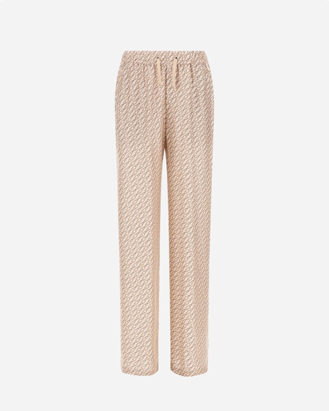 TROUSERS IN ICONIC PRINT SILK Herno for women TROUSERS IN ICONIC PRINT SILK Herno for women