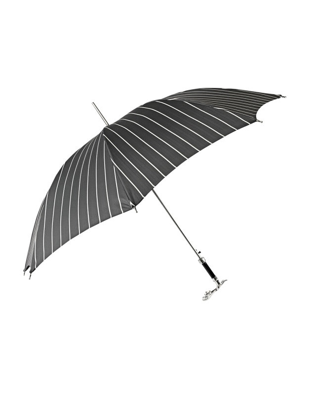 ЧАДЪР ДЪЛЪГ Il Marchesato - 4-468 ЧАДЪР ДЪЛЪГ - Umbrellas - Състав: 100% Полиестер Жакард Метална рамка Дръжка с ягуар Автоматично отваряне Дължина:92см Диаметър:110см Произведено в Италия