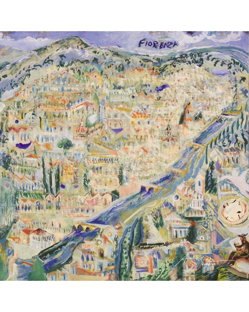 SCARF MAP OF FLORENCE SCARF MAP OF FLORENCE