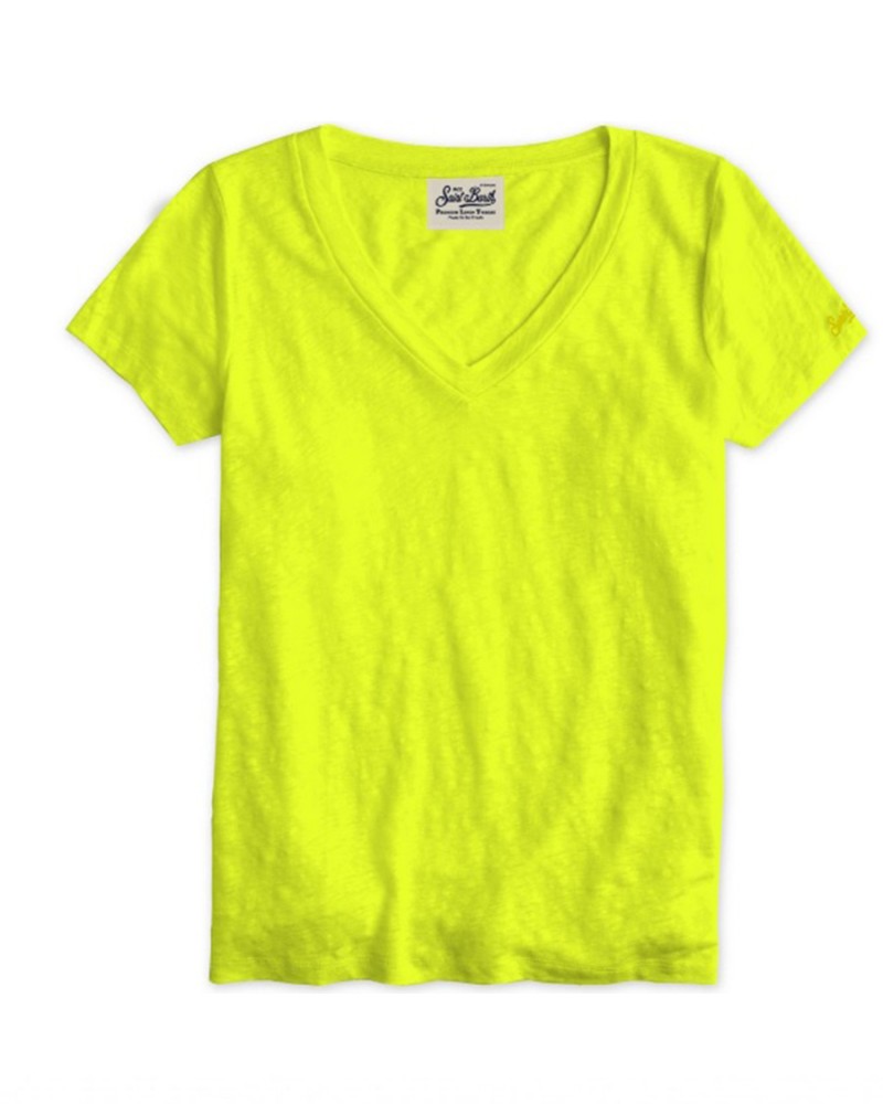 ЛЕНЕН ТИШЪРТ MC2 Saint Barth for Women ЛЕНЕН ТИШЪРТ MC2 Saint Barth for Women